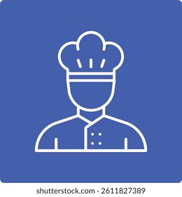 Chef vector icon. Can be used for printing, mobile and web applications.