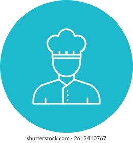Chef vector icon. Can be used for printing, mobile and web applications.