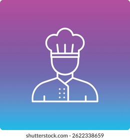 Chef vector icon. Can be used for printing, mobile and web applications.