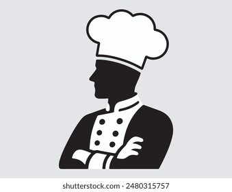 chef vector icon, chef flat vector icon from chef collection for web.