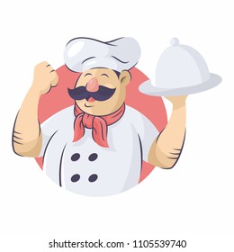 Chef vector icon illustration
