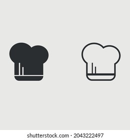 Chef vector icon illustration sign for web and design