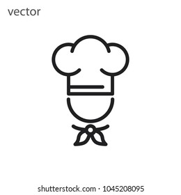 chef vector icon, line sign