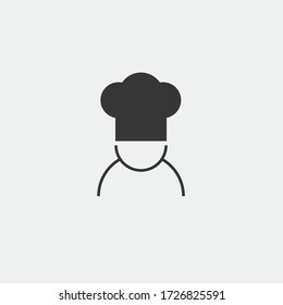 Chef Vector Icon Restuarant Serving