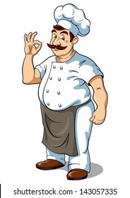 Chef, vector illustration