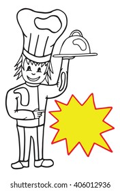chef vector illustration