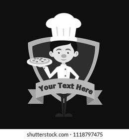 Chef Vector Illustration Design -  Vintage Logo