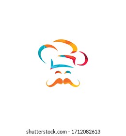 Chef vector logo design. Cooking and restaurant logo concept.