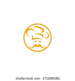 Chef vector logo design. Cooking and restaurant logo concept.