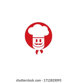 Chef vector logo design. Cooking and restaurant logo concept.