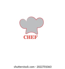 Chef vector logo or minimalist logo or clipart
