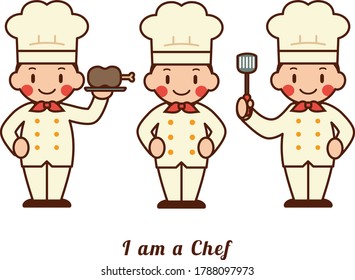 Chef Vector Mascot Character Illustration