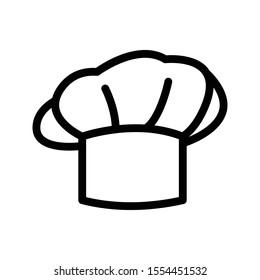 chef vector thin line icon