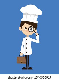 Chef - Watching with Magnifier