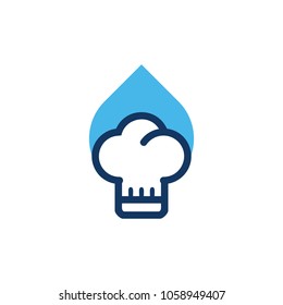 Chef Water Logo Icon Design