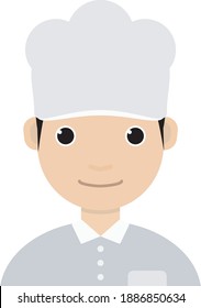 Chef wearing white hat avatar