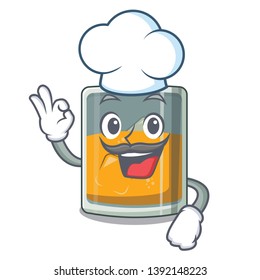 Chef whiskey islated with in the character