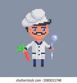 136 Chef hat pixel art Images, Stock Photos & Vectors | Shutterstock