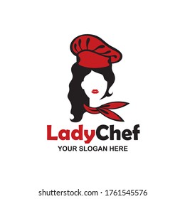 chef woman design isolated on white background