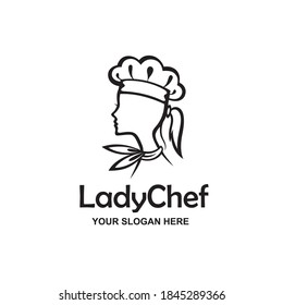 Chef Woman Design Isolated On White Stock Vector (Royalty Free ...