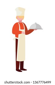 chef worker avatar character