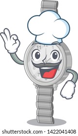 Chef wristwatch in the a character shape
