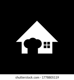 cheff home logo icon symbol vector template