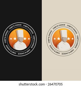 Chef's choice layout vector signs