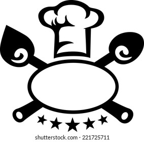 Chef`s hat,  5 Stars, Cuisine, Cutlery,