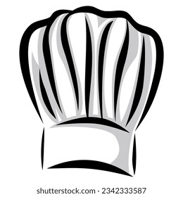 Chefs Hat Cartoon Vector Illustration