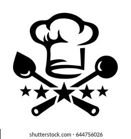 Chef's Hat, Cooking Spoon, 5 Stars