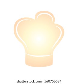 Chefs Hat Icon in Color Gradient Vector