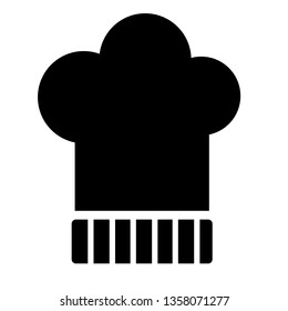 Chefs Hat Icon Vector