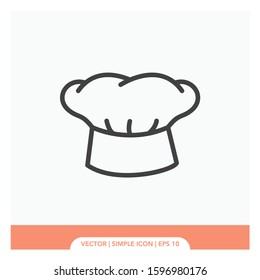 Chef's hat Icon Vector Illustration