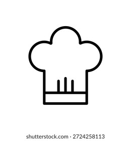 Chef's hat icon. Vector illustration.