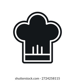 Chef's hat icon. Vector illustration.