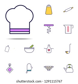 chef's hat icon. web icons universal set for web and mobile