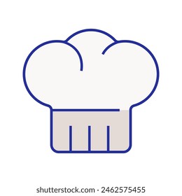 Chef's Hat Illustration on white background