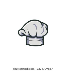 Chef's Hat Logo Concept Vector Illustration.