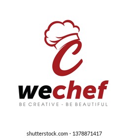 Chef's hat Logo Design Inspiration Vector