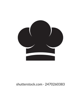 Chefs Hat Logo on Transparent Background, Restaurant or Cooking Logo Design