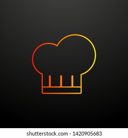 chef's hat nolan icon. Elements of kitchen set. Simple icon for websites, web design, mobile app, info graphics