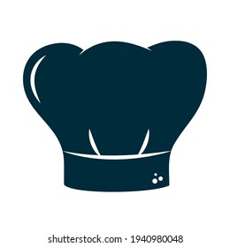 chefs hat over white background