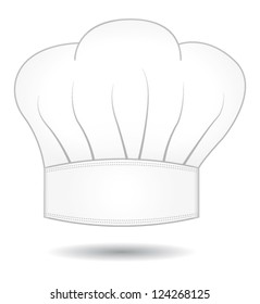 Chef's hat. Vector icon.