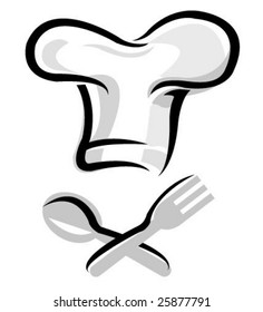 chef's hat vector icon