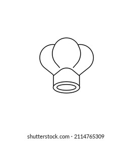 chefs hat vector type icon