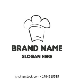 chef's hat for your brand or product. vector logo