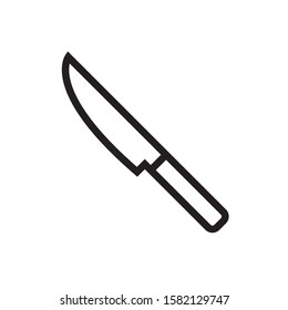 Chef's Knife icon outline style template. Trendy style, vector eps 10 