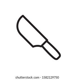 Chef's Knife icon outline style template. Trendy style, vector eps 10 