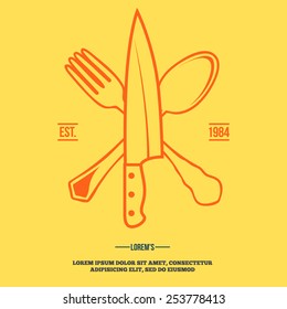 Chefs Vintage T-shirt graphics print vector illustration